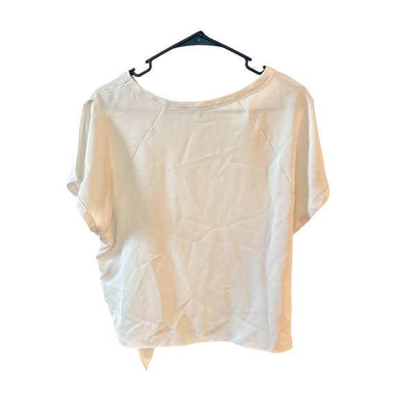 Frank Lyman tie-front blouse-White-Size 12 - Picture 5 of 6